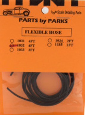 Parts by Parks  1/24-1/25 4 ft. Hollow/Flexible 1-1/2" Rubber Hose    (PBP1023)