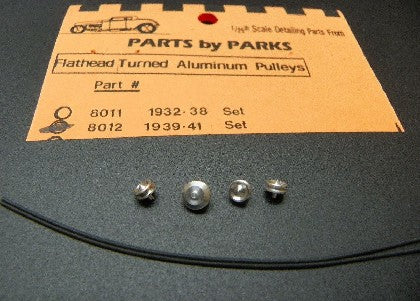 Parts by Parks 1/24-1/25 Flathead Pulley 1939-41 (Spun Aluminum)   (PBP8012)