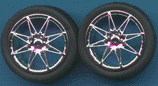 Pegasus Diamantes Chrome Rims w/Tires (4)   (PGH1254)