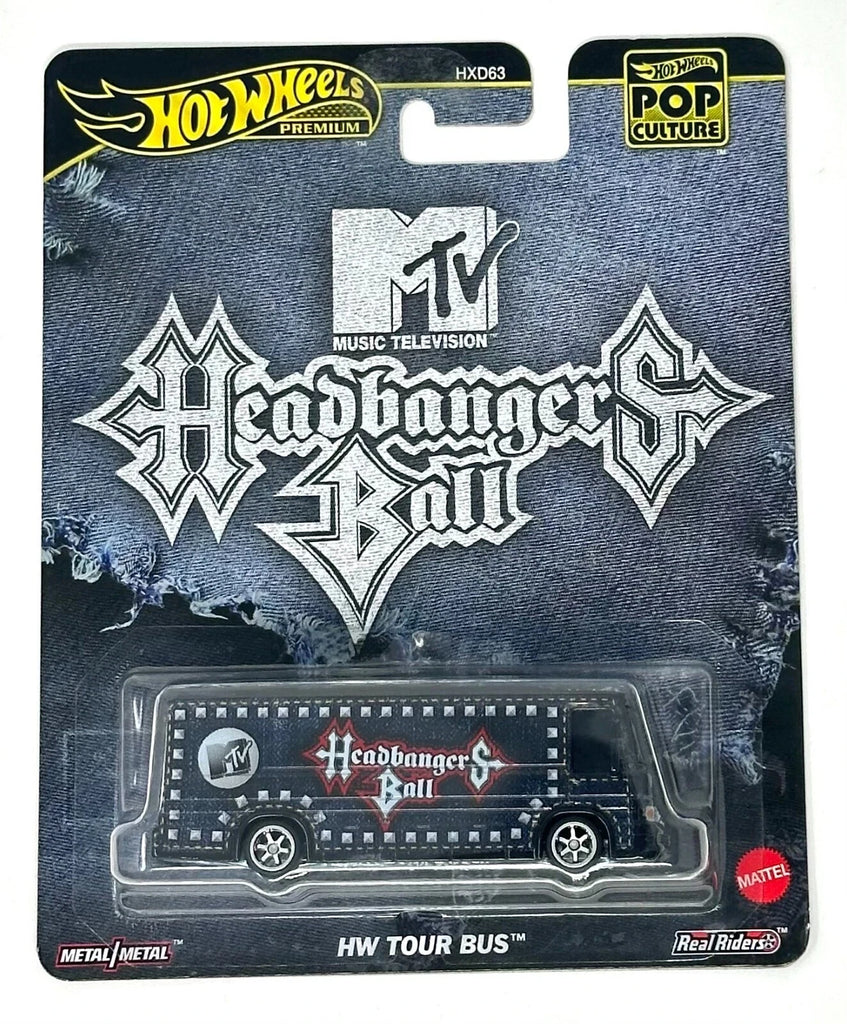 2025 HOT WHEELS PREMIUM HW TOUR BUS MTV HEADBANGERS BALL POP CULTURE