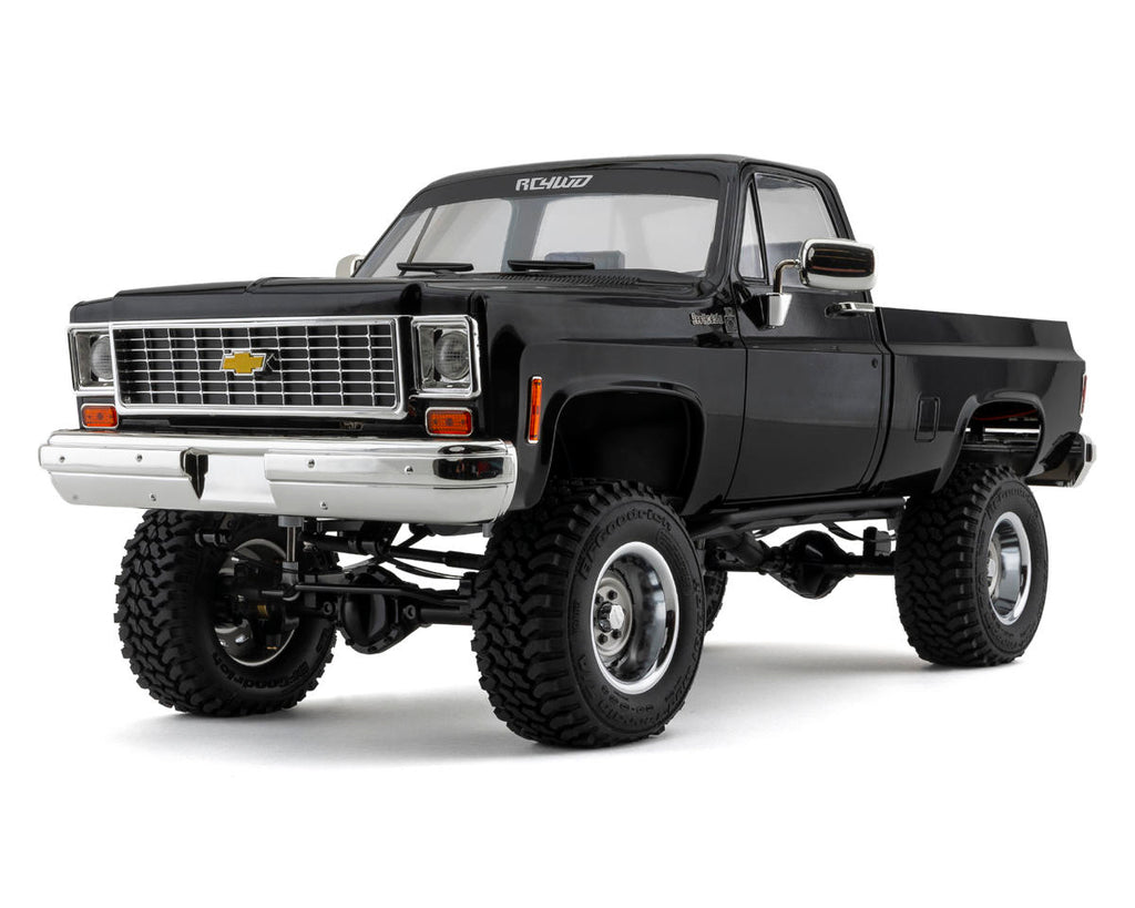 RC4WD Trail Finder 2 "LWB" RTR W/ Chevrolet K10 Scottsdale Hard Body Set (Black)   (RC4ZRTR0067)