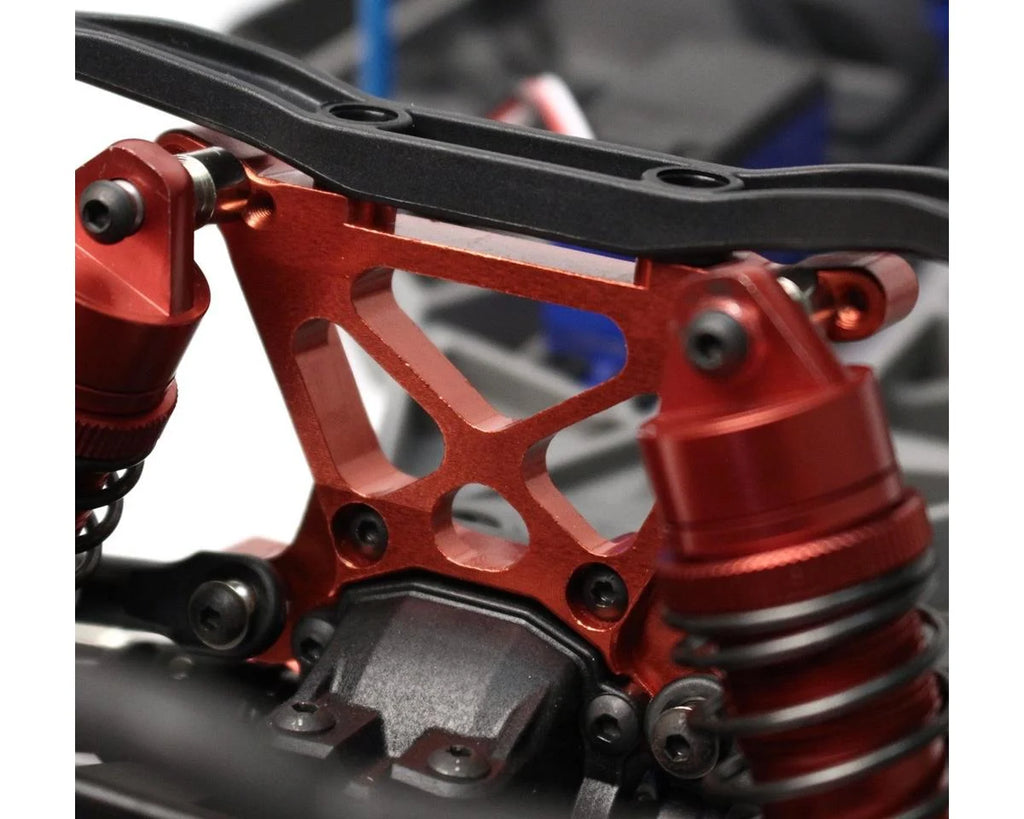 Racers Edge Slash 4WD Aluminum Front Shock Tower - Red  (RCE1847R)