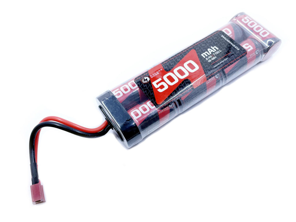 Racers Edge 8.4V 5000mAh NiMh Flat Battery w/Deans Connector  (RCESP5007HDNS)