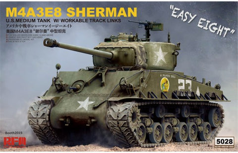 RFM 1/35 US Sherman M4A3E8 Medium Tank w/Workable Track Links (RF5028)