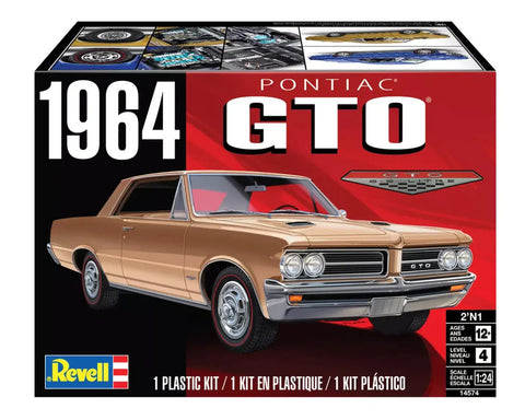 1/24 2-N-1 1964 Pontiac GTO Plastic Model Kit   (RMX14574)