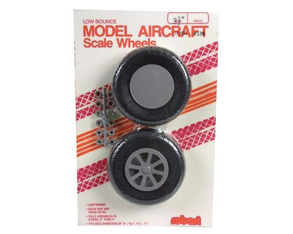 Robart UX350-Scale Diamond Tread Wheels  (ROB135)