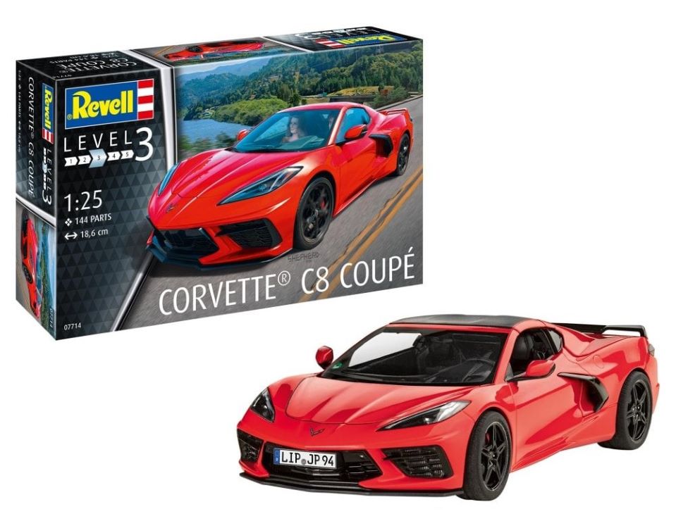 Revell 1/25 Corvette C8 Coupe Car  (RVL7714)