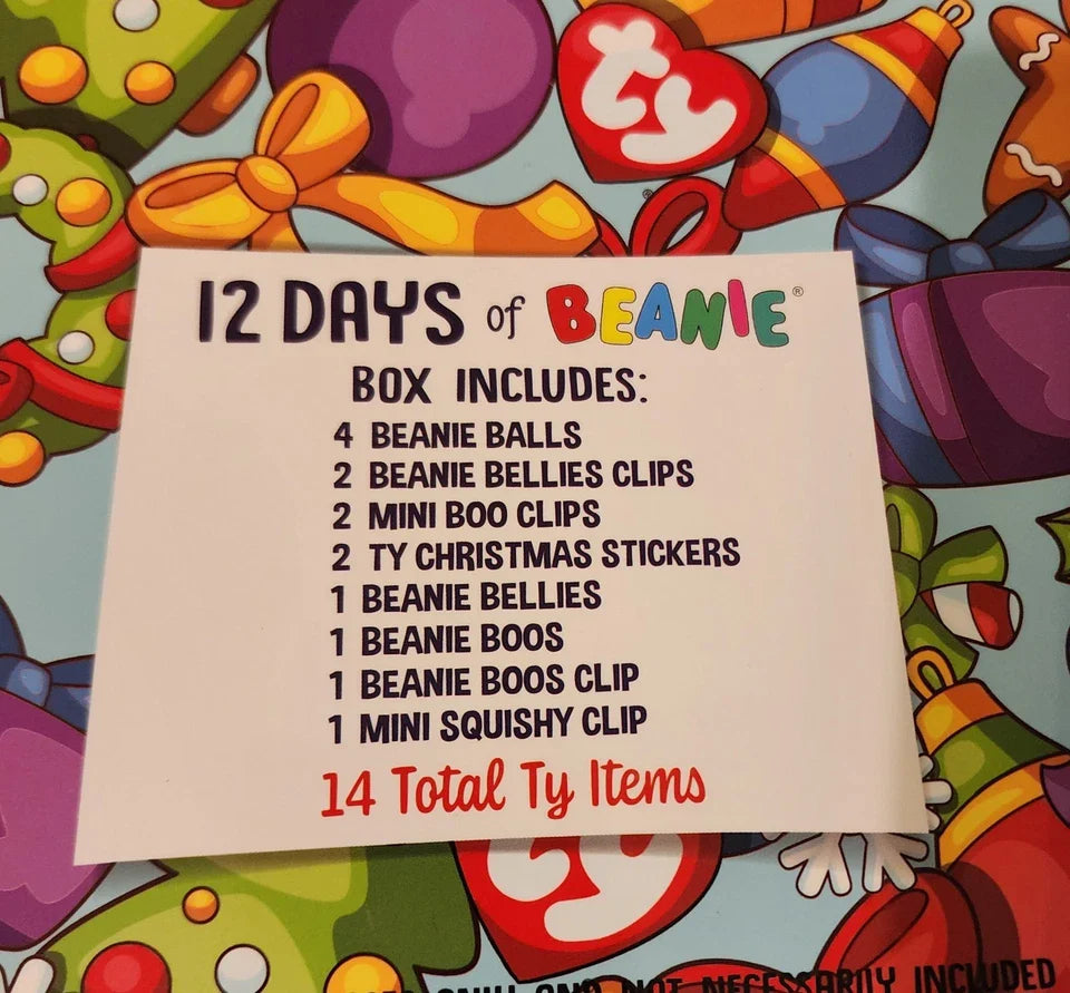 Ty Plush Beanie Babies: 12 Days of Beanie Limited Edition