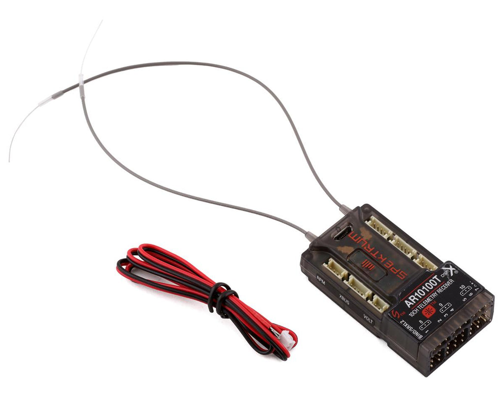 Spektrum RC AR10100T 10-Channel DSMX Telemetry Receiver  (SPMAR10100T)