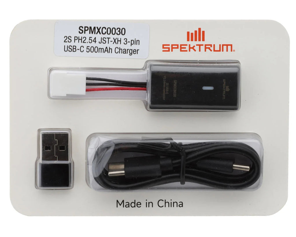 Spektrum RC Micro-B USB-C Battery Charger Set   (SPMXC0030)