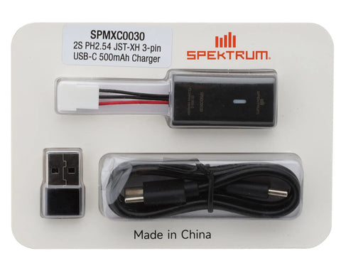 Spektrum RC Micro-B USB-C Battery Charger Set   (SPMXC0030)