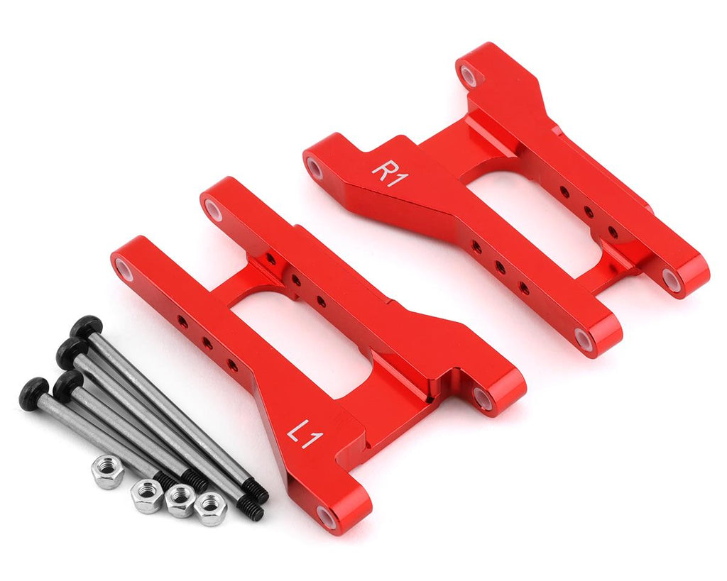 ST Racing Concepts Aluminum Toe-In Rear Arms for Traxxas Drag Slash (Red) (2) (1° Toe-In)    (SPTST2750R)