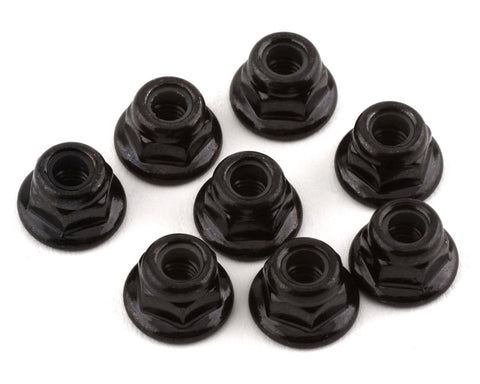 Traxxas 3mm Flanged Nylon Nuts (Black) (8)    (TRA2744X)