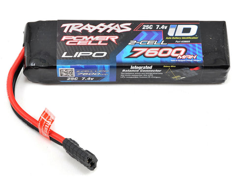 Traxxas 2S "Power Cell" 25C LiPo Battery w/iD Traxxas Connector (7.4V/7600mAh)   (TRA2869X)