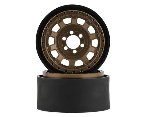 Vanquish KMC KM236 Tank 2.2" Beadlock Crawler Wheels (Bronze) (2) (VPS08707)