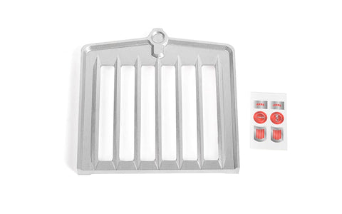 RC4WD Smokey Billet Front Grille for Tamiya King / Grand Hauler (Silver)  (RC4ZS2093)