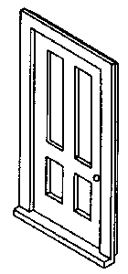 Doors -- Four-Panel pkg(4) (120-2410)
