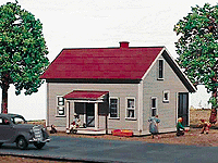 Walthers 1-1/2 Story House w/Porch - 139 Maple Street American Model Builders  (152-139)