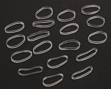 Super Traction Tire Assortment pkg(18) - Steam Locos -- Medium (192-511)