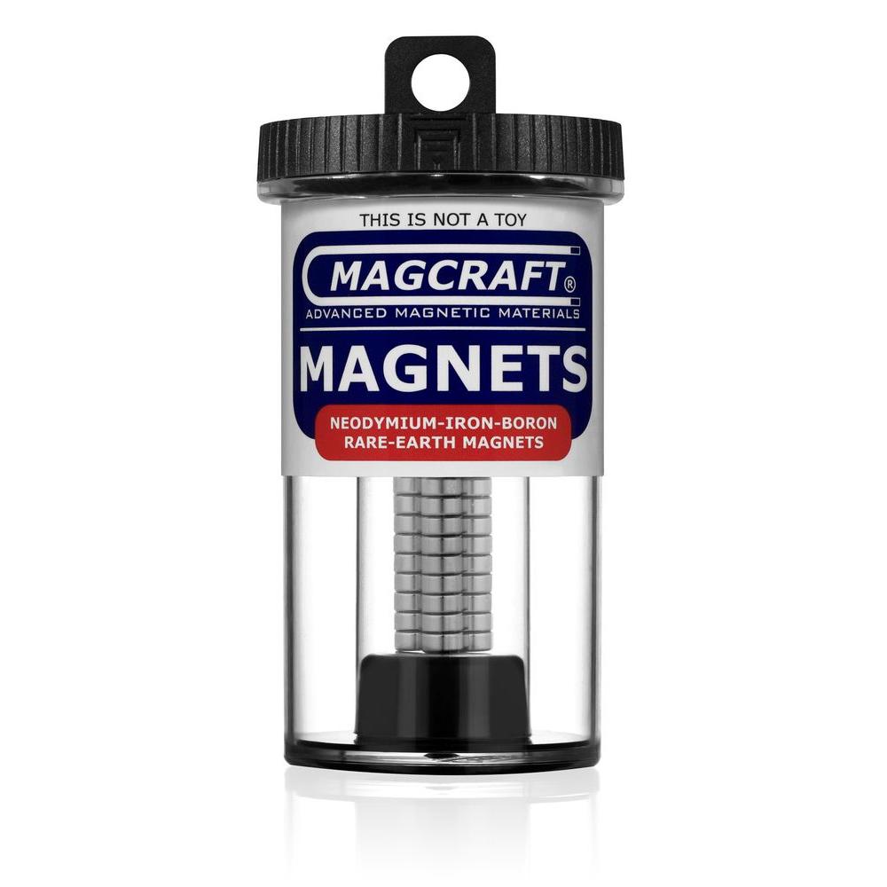 Magcraft /4" x 1/4" x 1/10" Rare Earth Bloc (1)