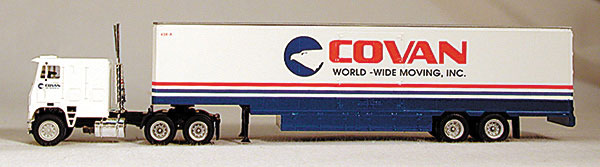 WALTHERS Semi Truck w/48' Trailer -- Covan Tractor Trailer (223-1076)