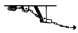 Hand Brake Chain Guides for Alco RS Diesels (pkg of 6) (247-147)