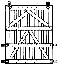 Stock car door O scale (300-13)