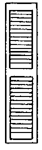 Louvered Window Shutters O SCALE 14 x 64" (300-3541)