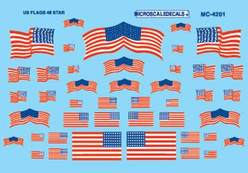 US FLAGS 48 STARS 1912-59  (460-4201)