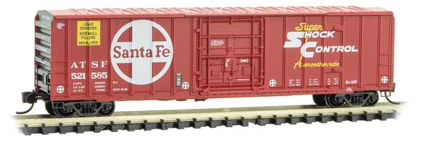 Santa Fe #521585 (red, black, white; Large Logo, Shock Control Markings) (489-2700452)