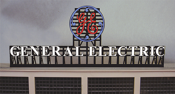 General Electric Animated Neon Billboard (502-2781)