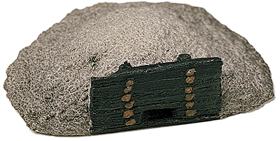End of Track Bumper (One-Piece, Painted Plaster Casting (506-9)