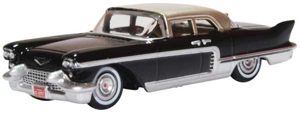 Oxford Diecast Cadillac Eldorado 1957 Ebony, Stainless Steel (553-87CE57001)