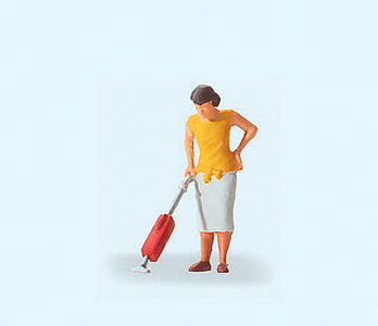 Woman w/Vacuum Cleaner (590-28141)
