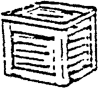 Scale Structures 24 x 18 x 24 Wooden Crate Kit   (650-2151)