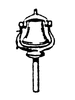 Scale Structures Bell w/Bracket (650-2495)