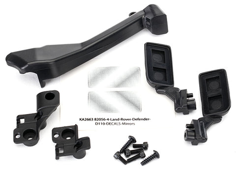 Traxxas Mirrors, side (left & right)/ snorkel/ mounting hardware (TRA8020)
