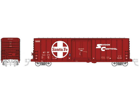 Pacific Car & Foundry 70-Ton 50' Exterior-Post Insulated Boxcar - Ready to Run -- Santa Fe 522341     (80500000061155E)