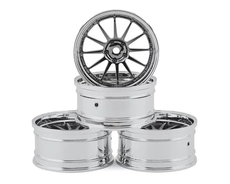MST S-GD 21 Wheel Set (Silver/Black) (4) (832105SBK)