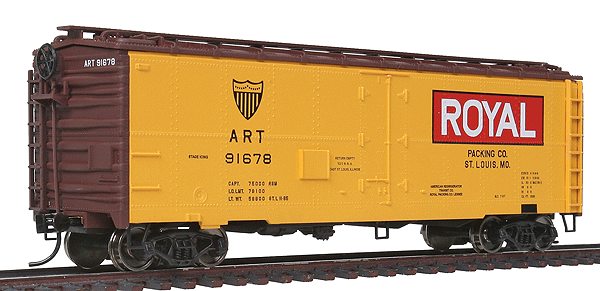 HO Royal ART #91378 (orange, Boxcar Red)  (910-3504)