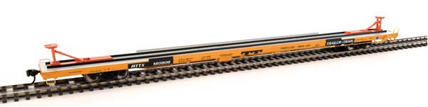 Walthers Flush-Deck Flatcar RTTX #160906 (920-104220)