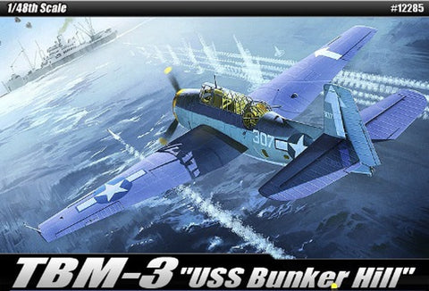 Academy TBM3 USS Bunker Hill Torpedo Bomber (ACY12285)