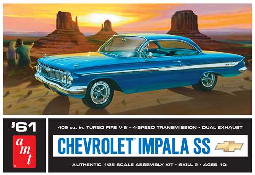 AMT 1/25 1961 CHEVROLET IMPALA SS - (AMT1013)