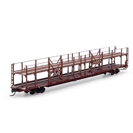 Athearn N F89-F Bi-Level Auto Rack, NP/BTTX #913677   (ATH15043)