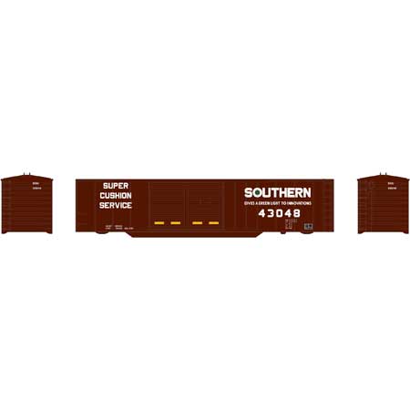 Athearn N 50' Double Sliding Door Box, SOU #43048  (ATH2791)