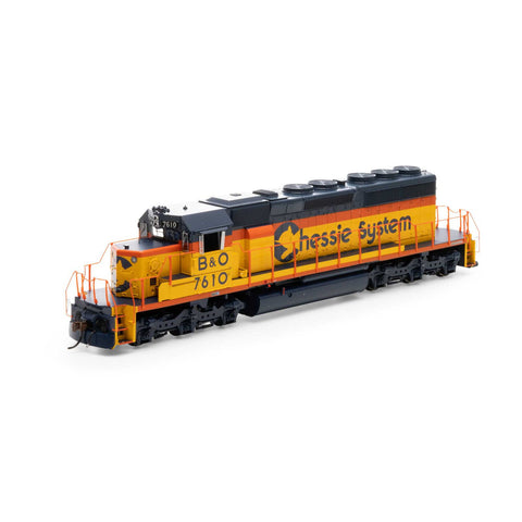 Athearn HO RTR SD40-2 With DCC & T2 Sound, B&O/Chessie #7610  (ATH72186)