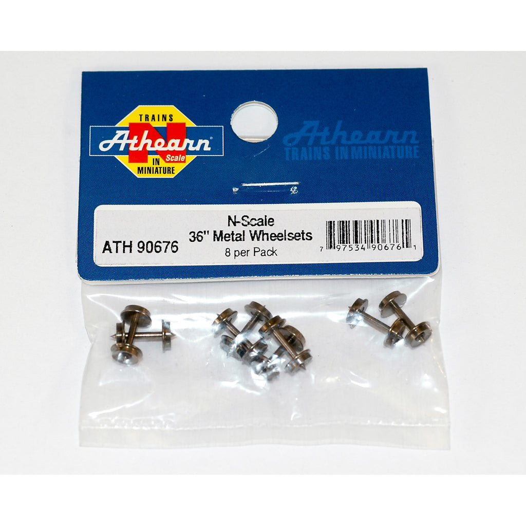 Athearn N 36" Metal Wheel Set (8) [ATH90676]