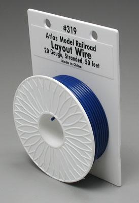 Atlas Layout Wire #20 Blue 50' (ATL319)