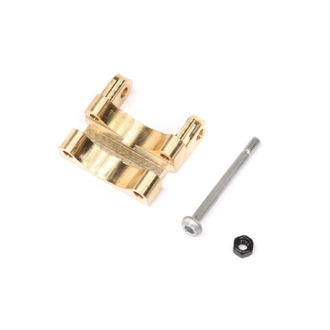Axial REAR UPPER LINK MOUNT, BRASS 1.5G: SCX24 (AXI302006)
