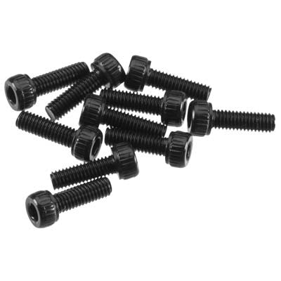 Axial Cap Head 2.6x8mm Black (10) (AXA0023)